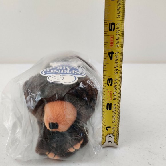 Spring Air Mattress Advertising Promo Plush Bear 7" Still In Packaging - Picture 9 of 9